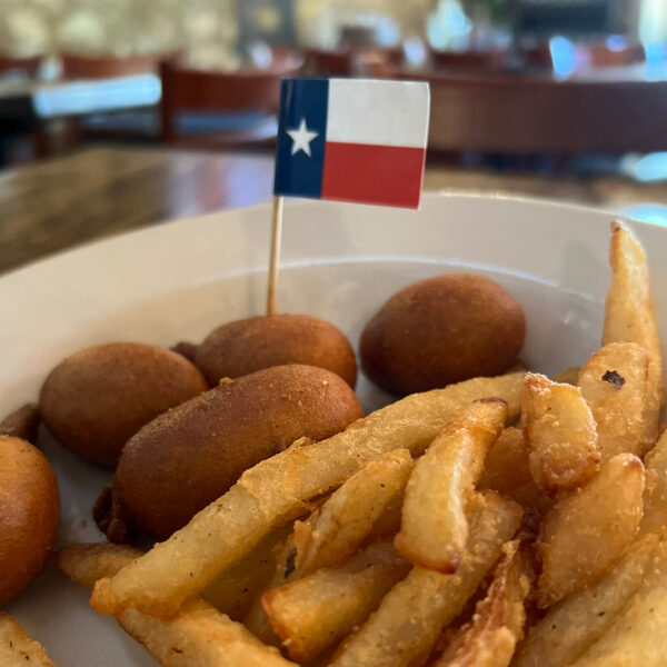 Corn Dog and Fries