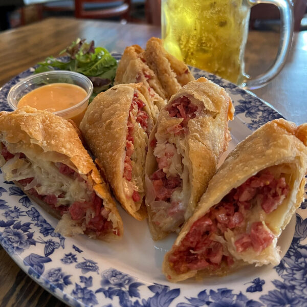 Reuben Egg Rolls