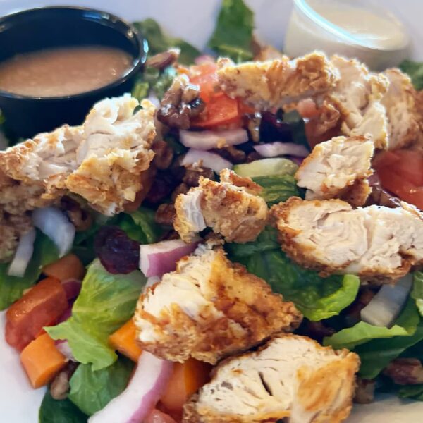 Pecan Valley Fried Chicken Salad